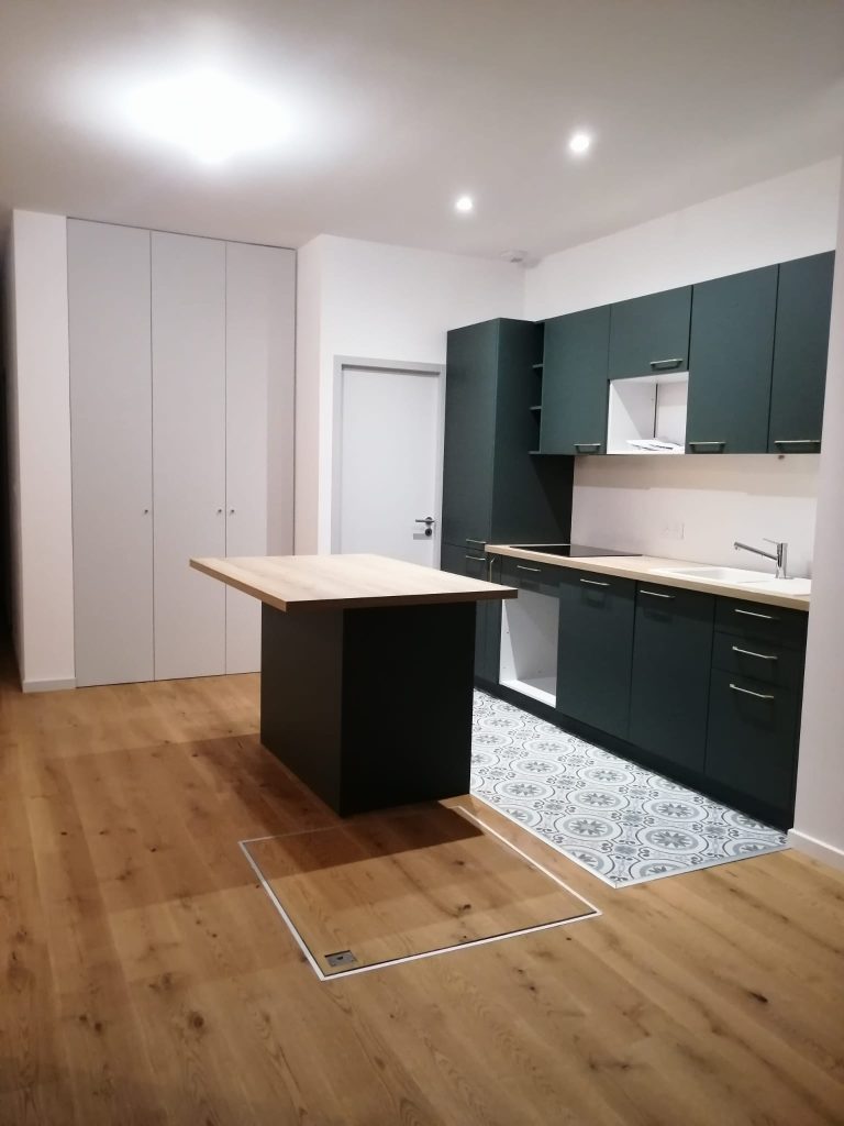 renovation cuisine ouverte ilot arcachon