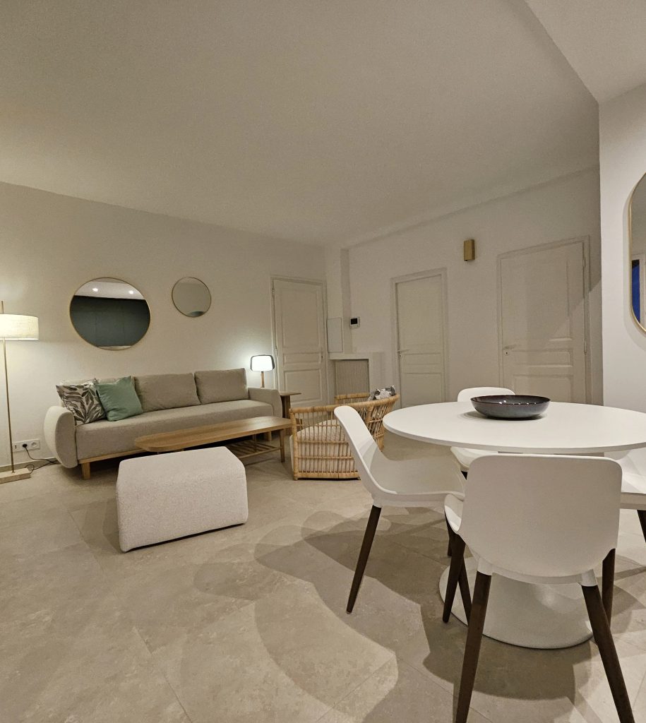 renovation appartement à distance piece de vie